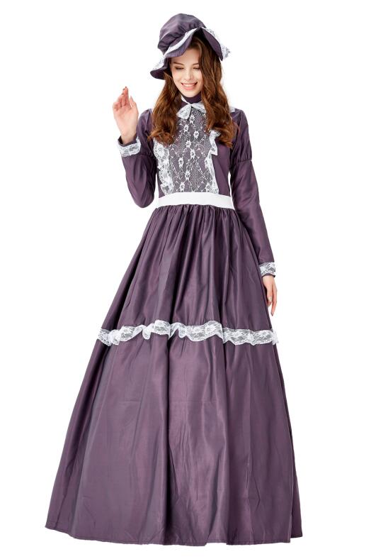 F1949 Womens Medieval Renaissance Ladies Dress Cosplay Masquerade Costume